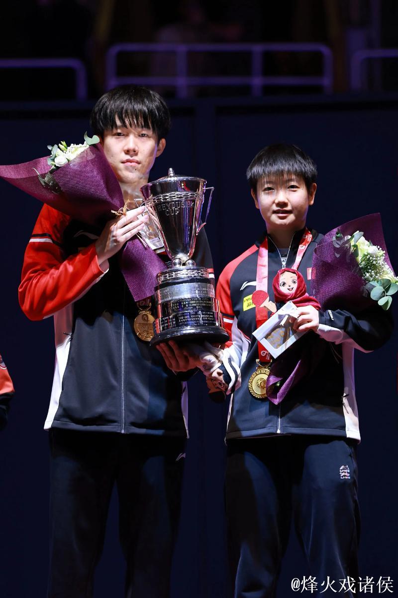 孙颖莎王楚钦领衔新生代体坛，24局零封多线作战展现榜样风采